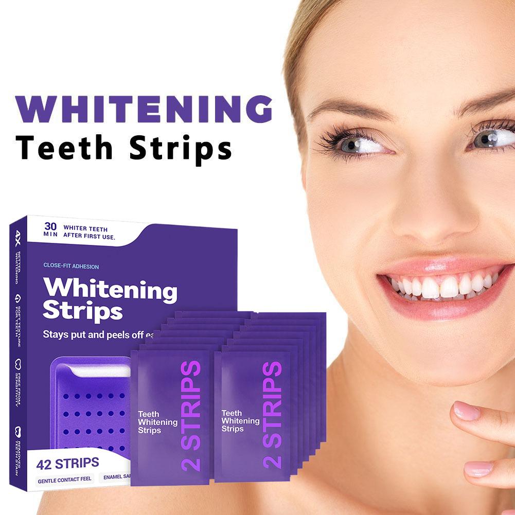 Teeth Whitening Fast - Teeth Whitening Strips 42 Strips 30
