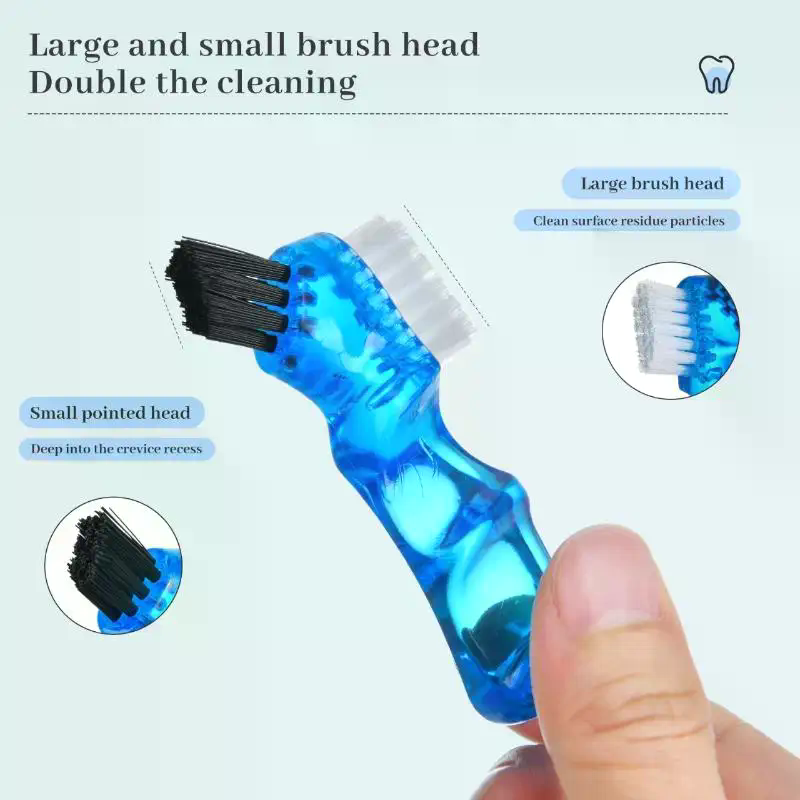 Teeth Whitening For Braces - 1Pcs Mini Denture Cleaning Brush Toothbrushes