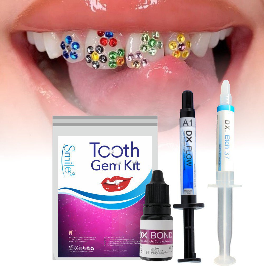 Teeth Whitening Session - HOT Tooth Gem Kit Teeth Decorations