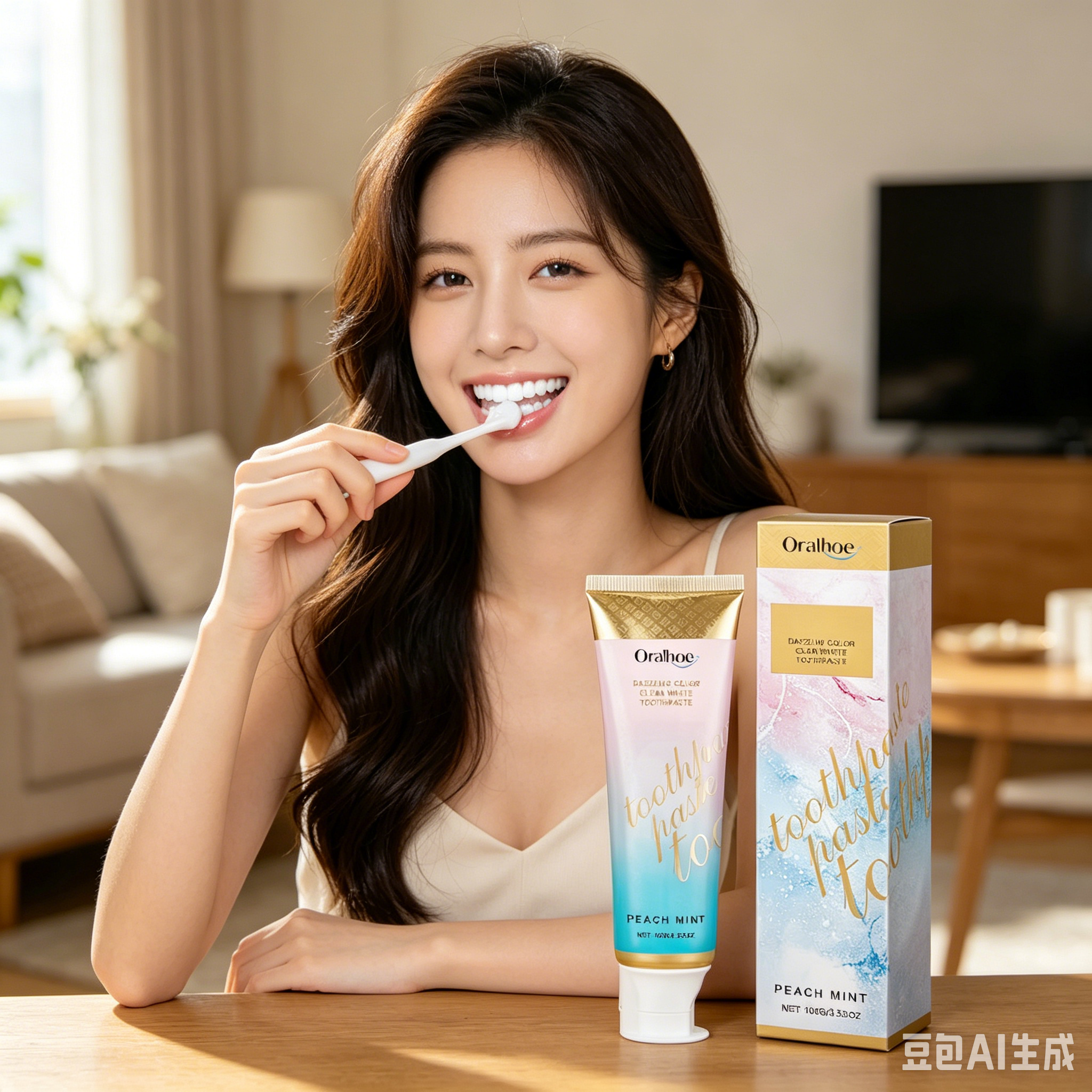 Teeth Whitening Zoom - ORALHOE Natural Formula Brighten Toothpaste Powerful