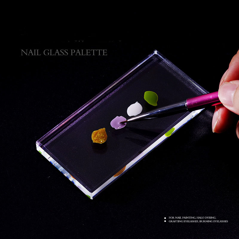 1PC  Glass Nail Color Palette  - Teeth Whitening Gel For Trays avaliação e preço