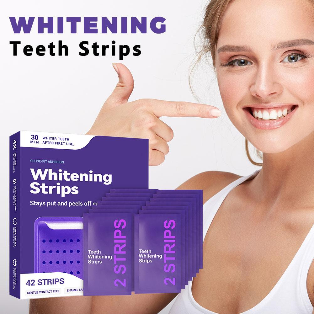 Teeth Whitening Strips 42 Stri - Teeth Whitening Fast avaliação e preço