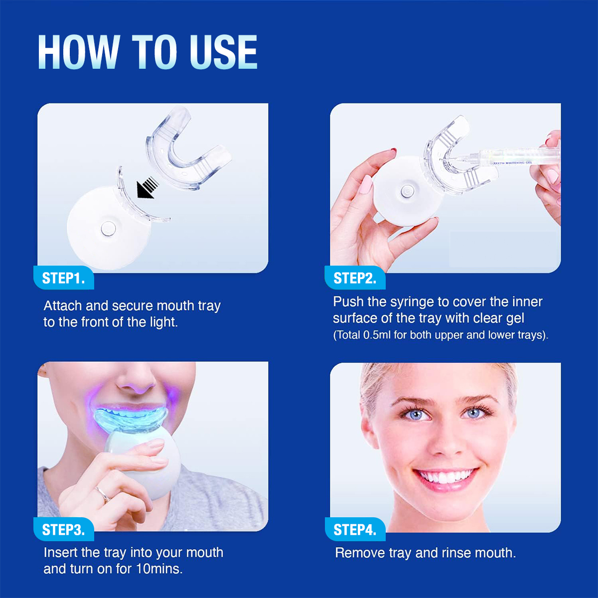 Teeth Whitening Kit - 5X LED L - Teeth Whitening Session avaliação e preço