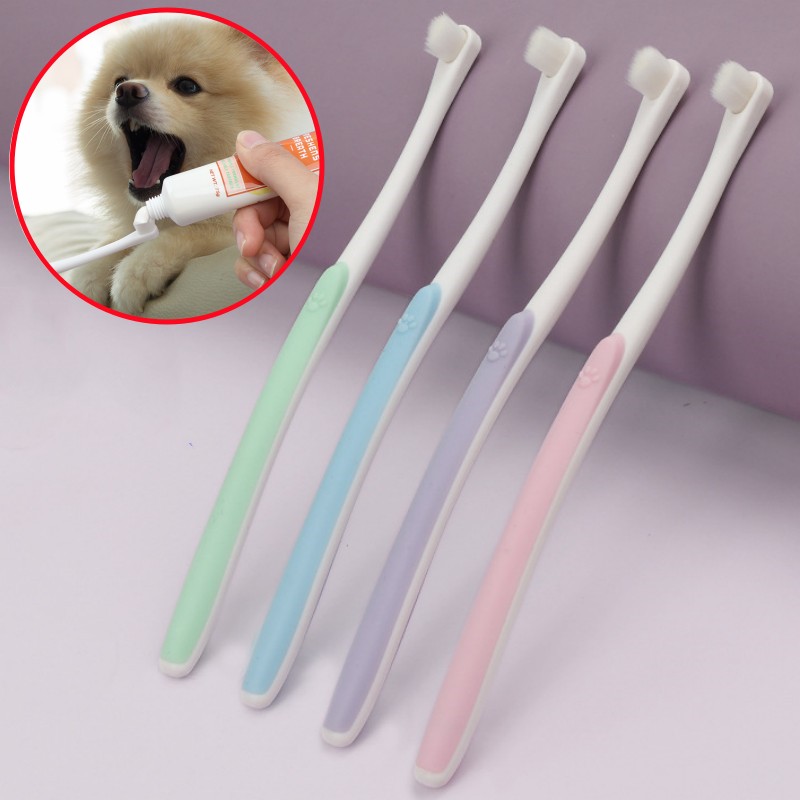 Dog Toothbrush Dog Teeth Clean - Teeth Whitening Brush avaliação e preço