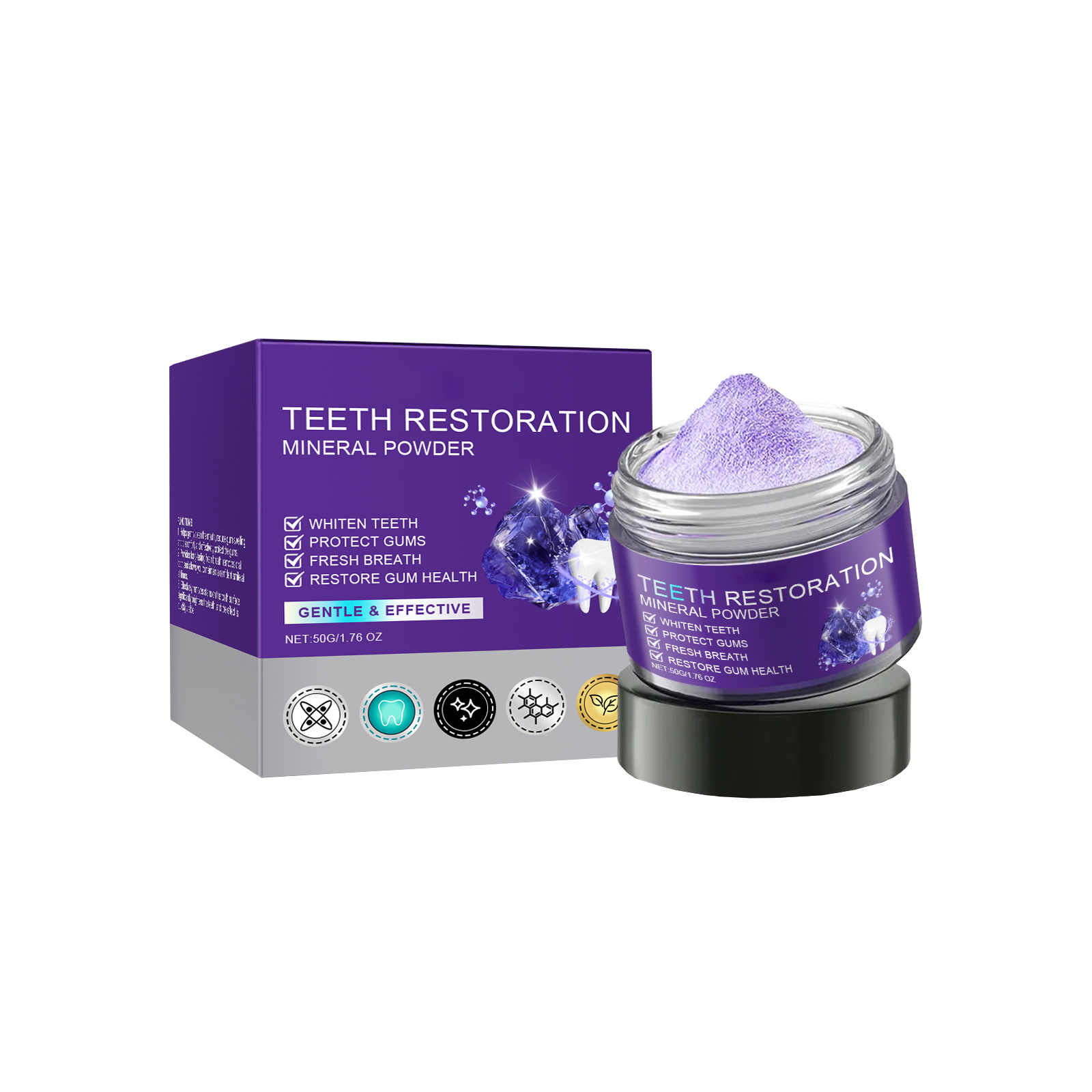 Teeth Restoration Mineral Powd - Teeth Whitening Fast avaliação e preço