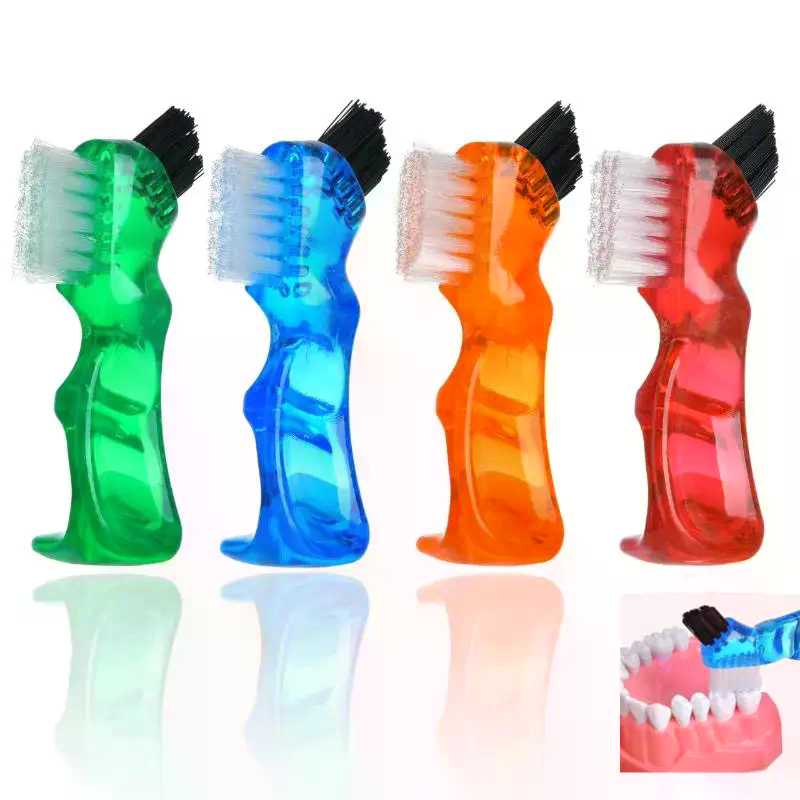 1Pcs Mini Denture Cleaning Bru - Teeth Whitening For Braces avaliação e preço