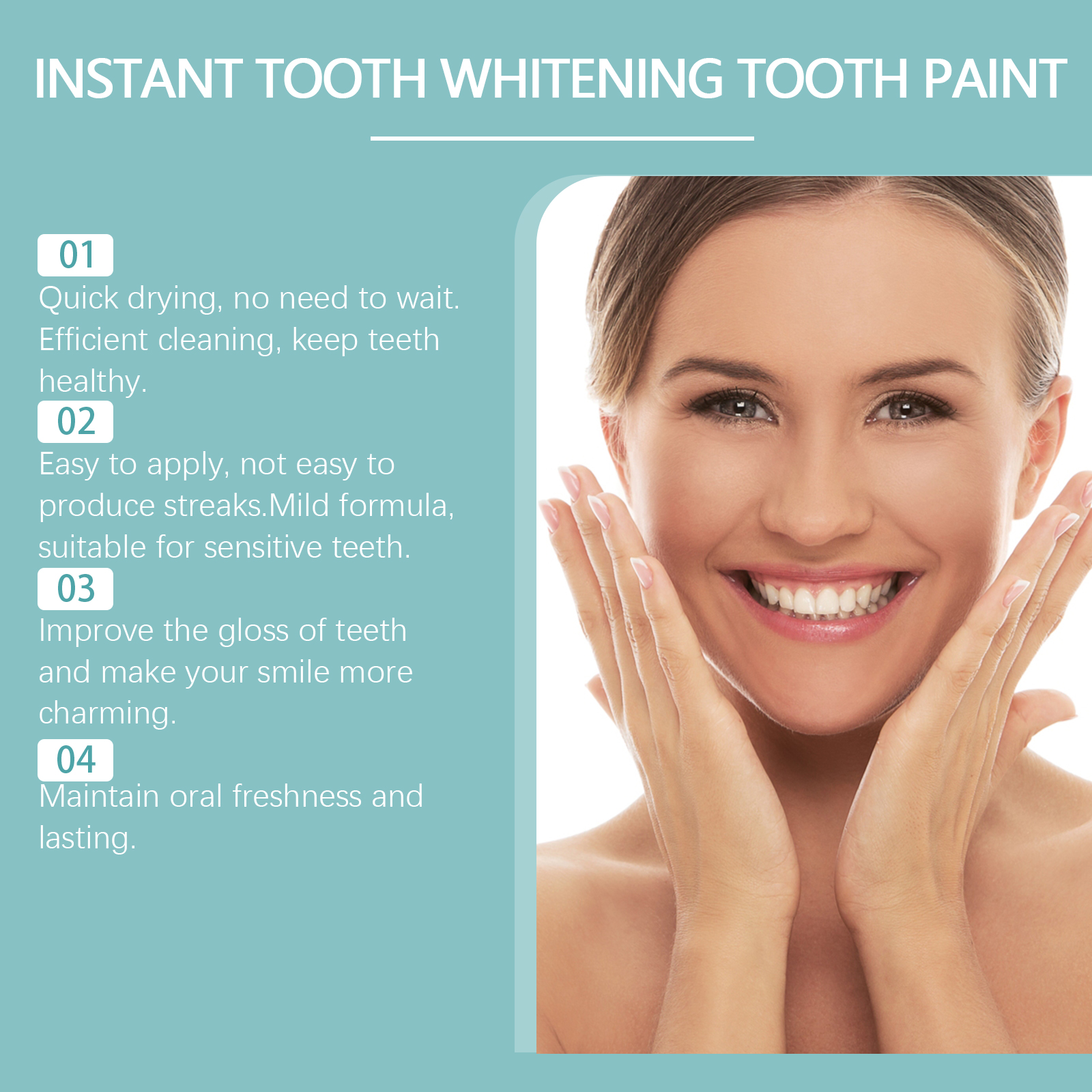 Instant Teeth Whitening Paint  - Teeth Whitening Fast avaliação e preço