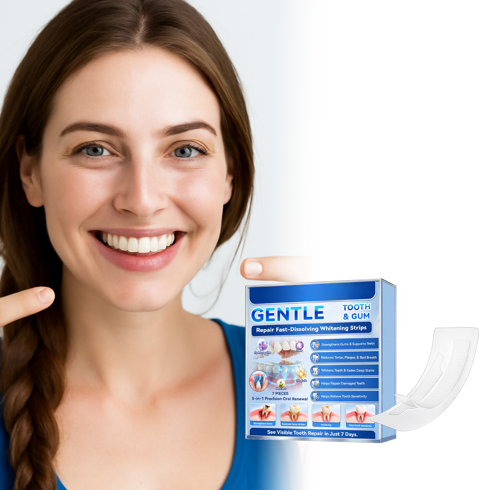 Teeth Whitening Strips Fast Re - Teeth Whitening Fast avaliação e preço