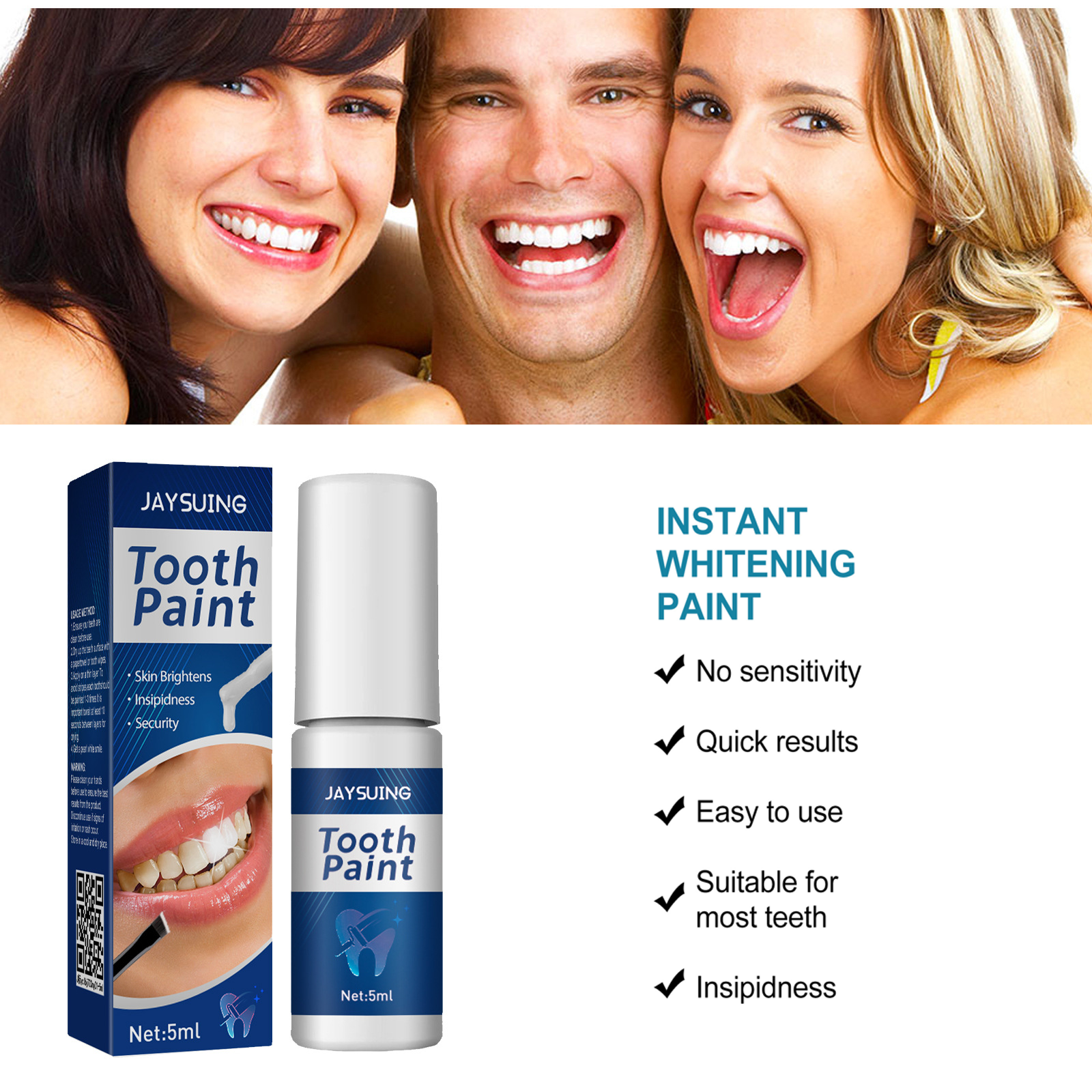 Teeth Brighten Paint Instantly - Teeth Whitening Fast avaliação e preço