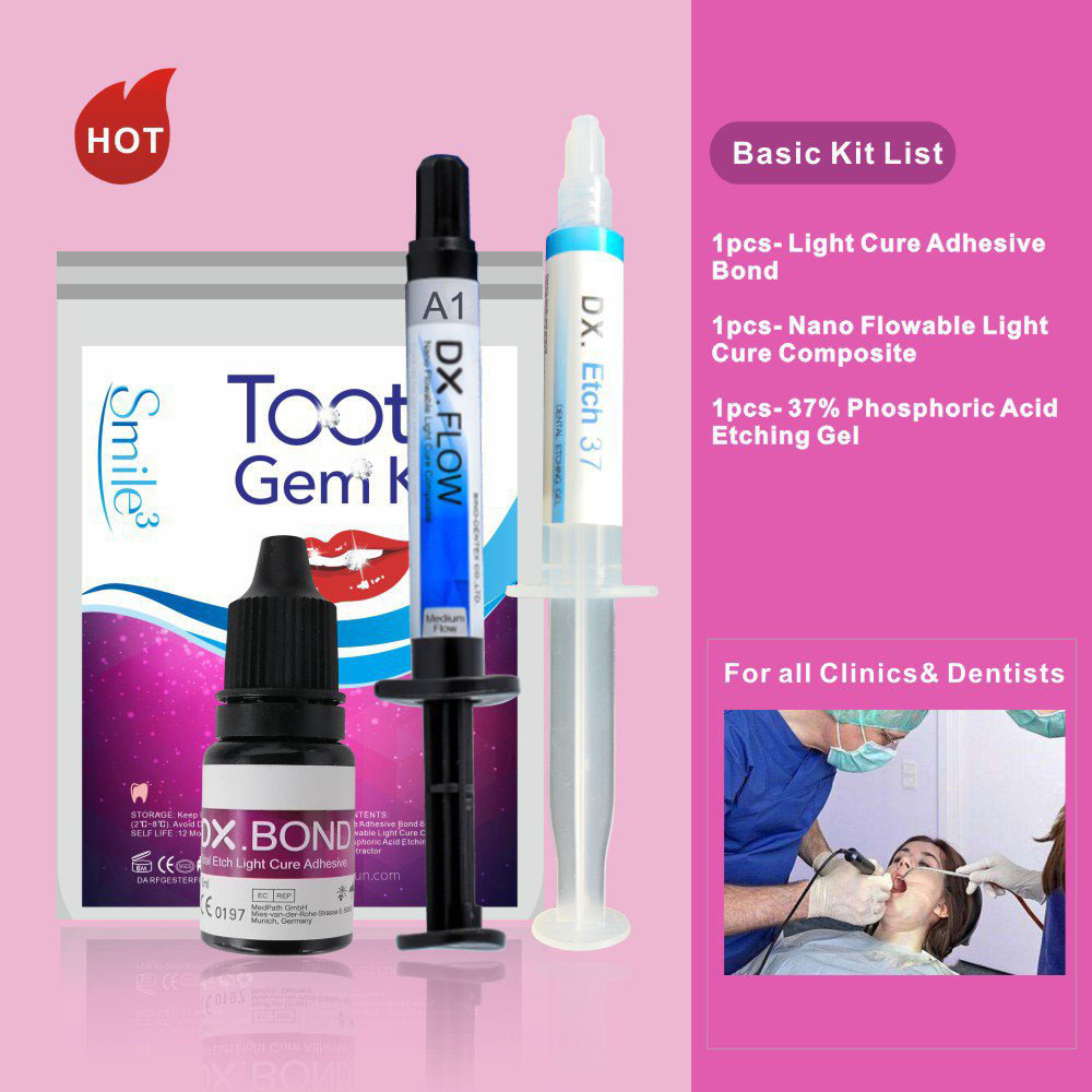 HOT Tooth Gem Kit Teeth Decora - Teeth Whitening Session avaliação e preço
