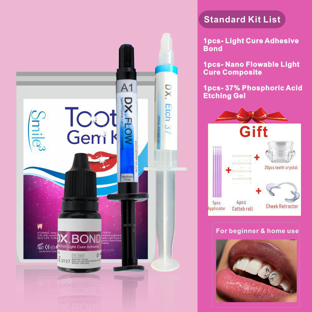 HOT Tooth Gem Kit Teeth Decora - Teeth Whitening Session avaliação e preço