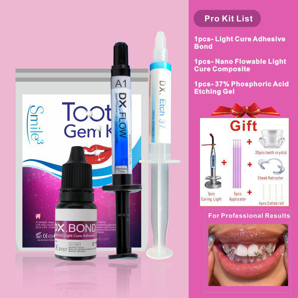HOT Tooth Gem Kit Teeth Decora - Teeth Whitening Session avaliação e preço
