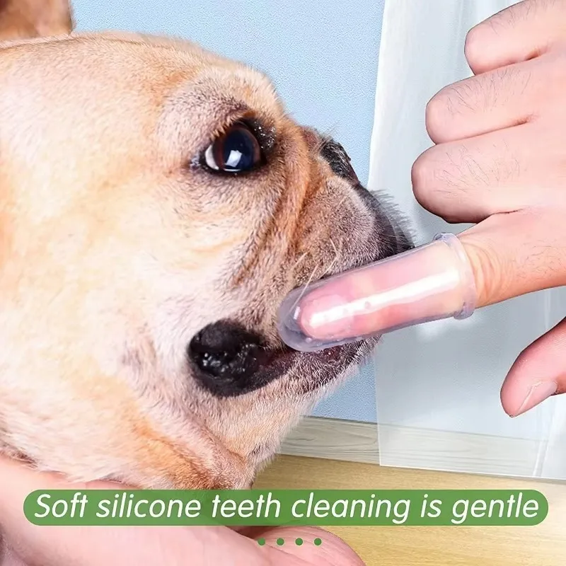 Super Soft Pet Finger Toothbru - Teeth Whitening Brush avaliação e preço