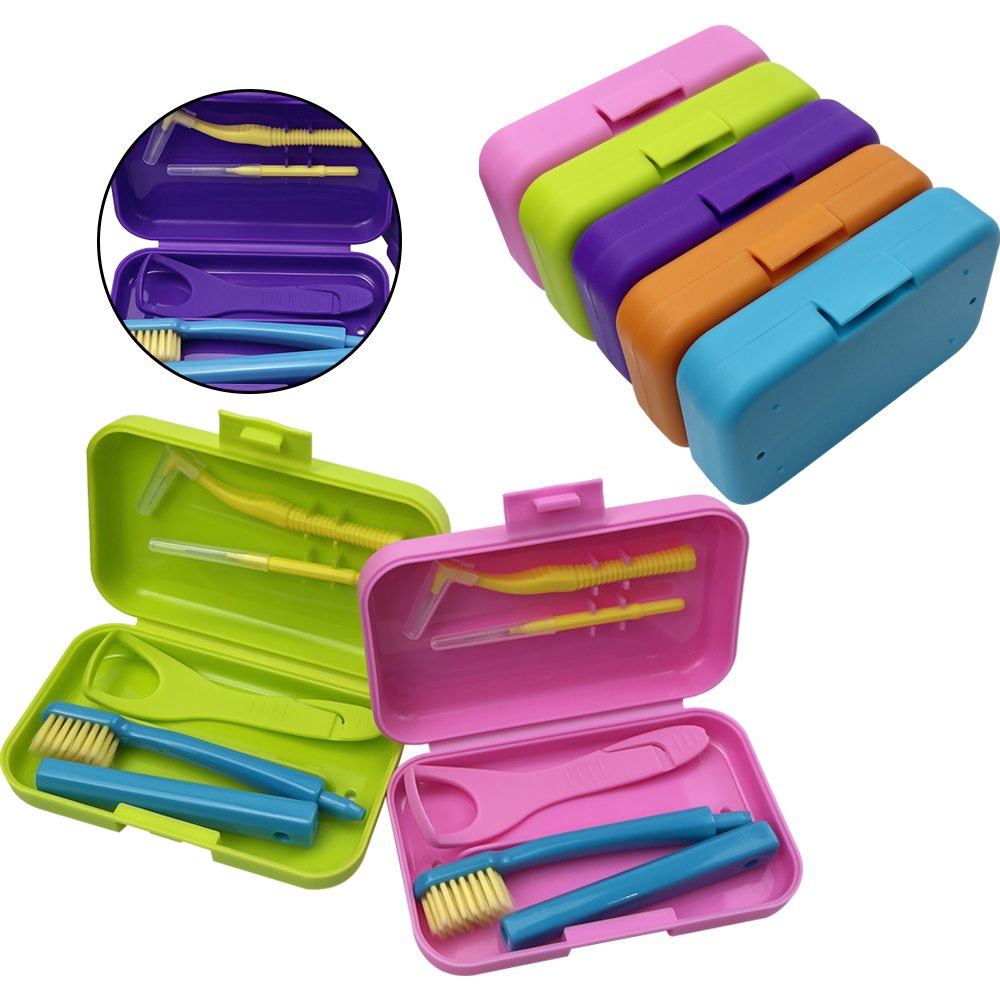 Portable Toothbrush Box Orthod - Teeth Whitening Brush avaliação e preço