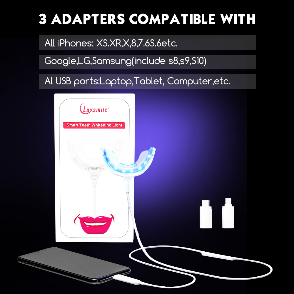 Luxsmile Smart LED Teeth White - Teeth Whitening With Blue Light avaliação e preço