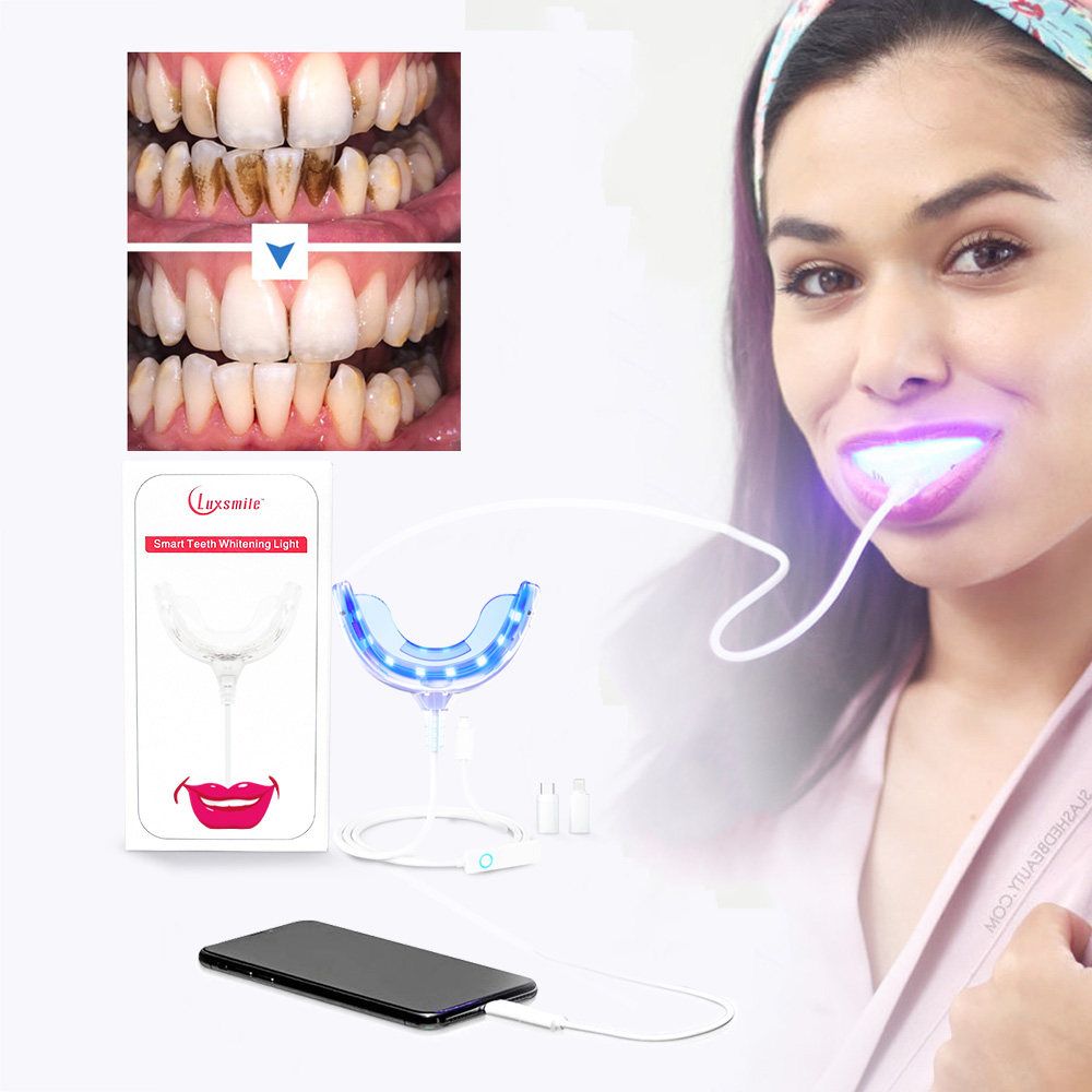 Luxsmile Smart LED Teeth White - Teeth Whitening With Blue Light avaliação e preço