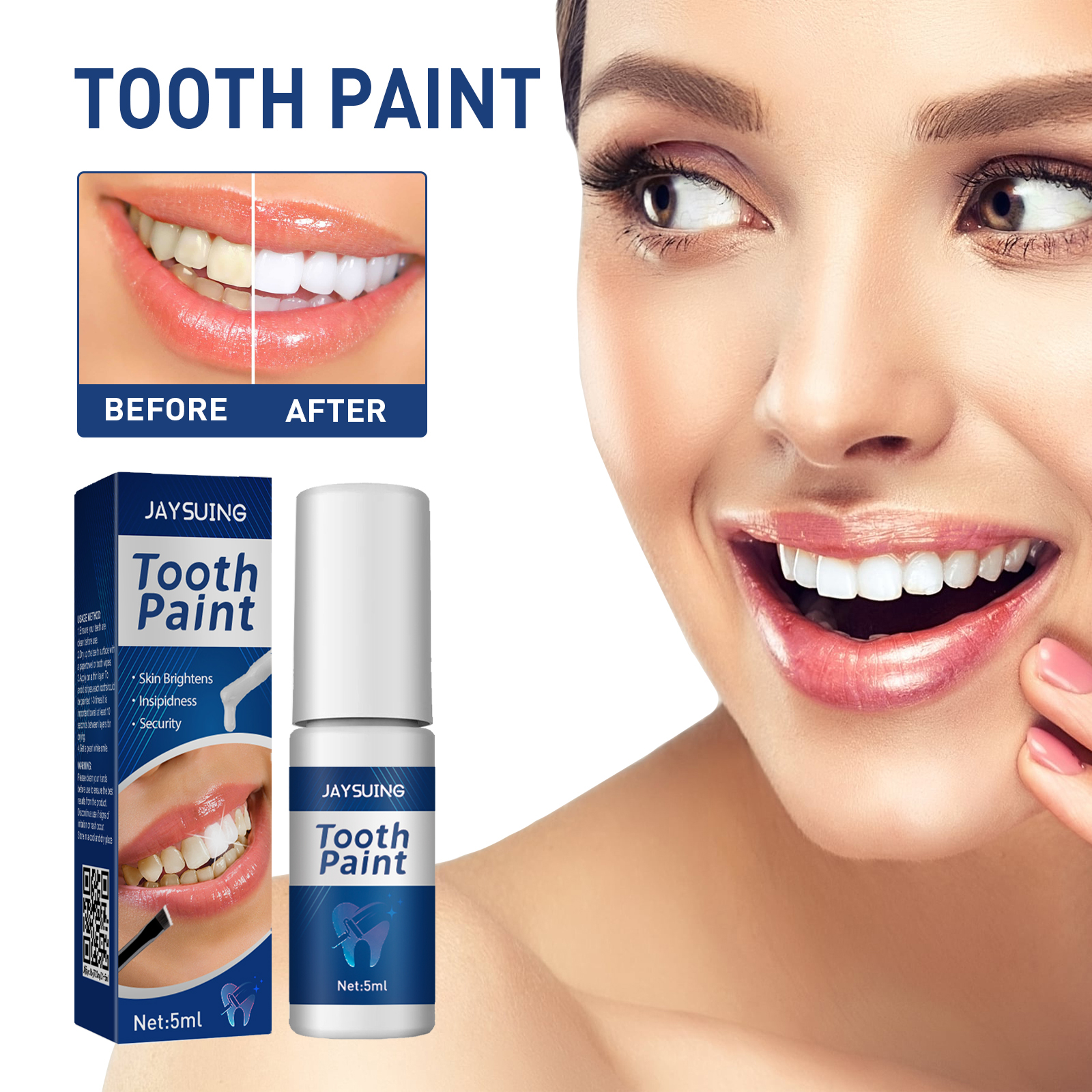 Instant Teeth Whitening Paint  - Teeth Whitening Fast avaliação e preço