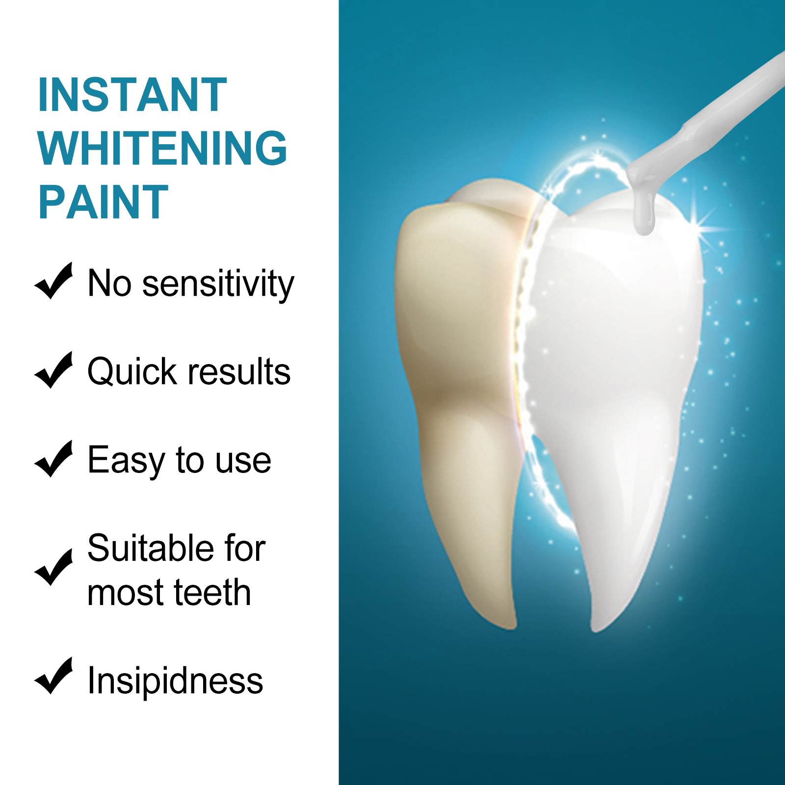 Instant Teeth Whitening Paint  - Teeth Whitening Fast avaliação e preço