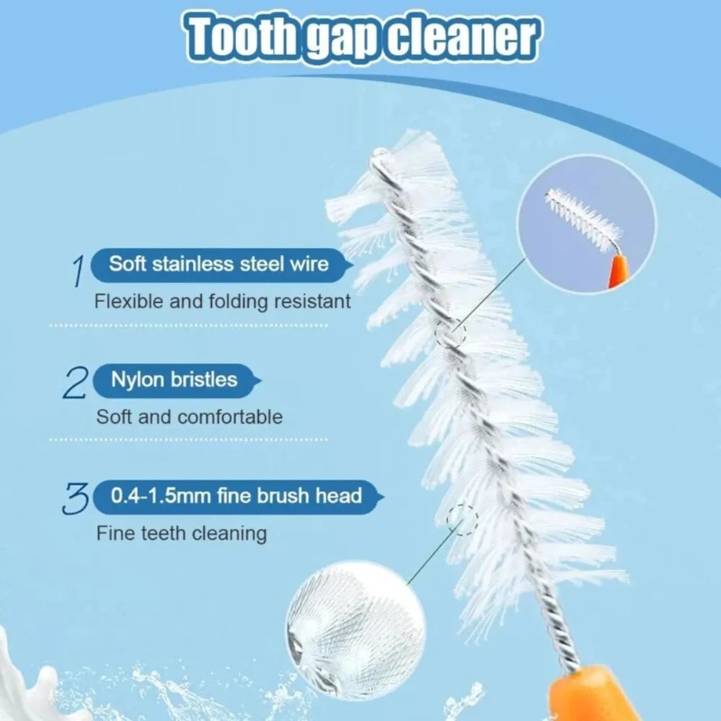 20 Pieces Interdental Brush Bo - Teeth Whitening Brush avaliação e preço