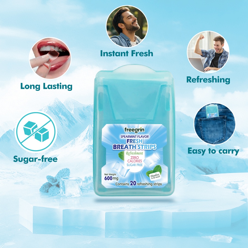 FREEGRIN Spearmint Flavored Fr - Teeth Whitening Retainer avaliação e preço