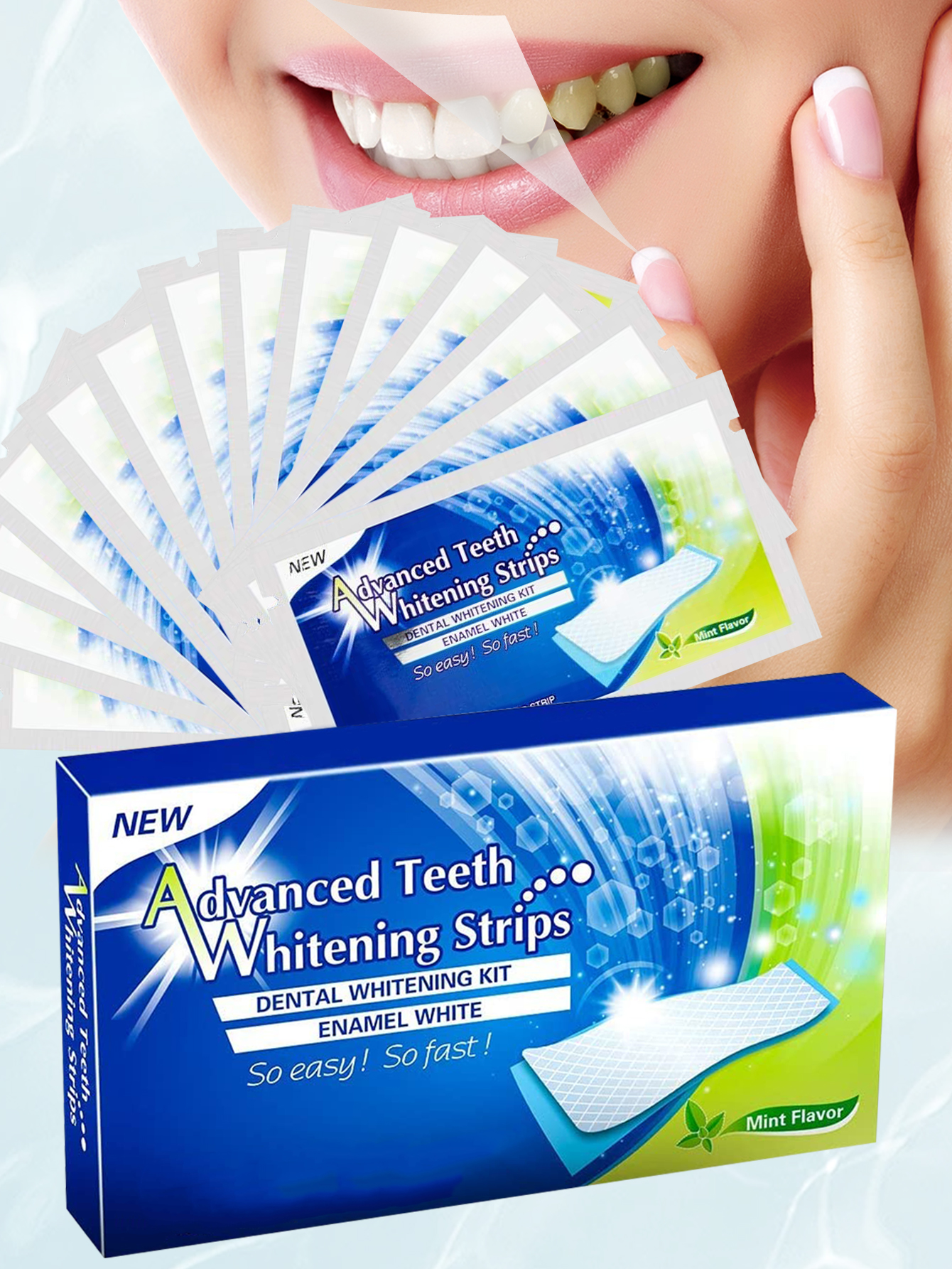 Advanced Teeth Whitening Strip - Teeth Whitening Fast avaliação e preço
