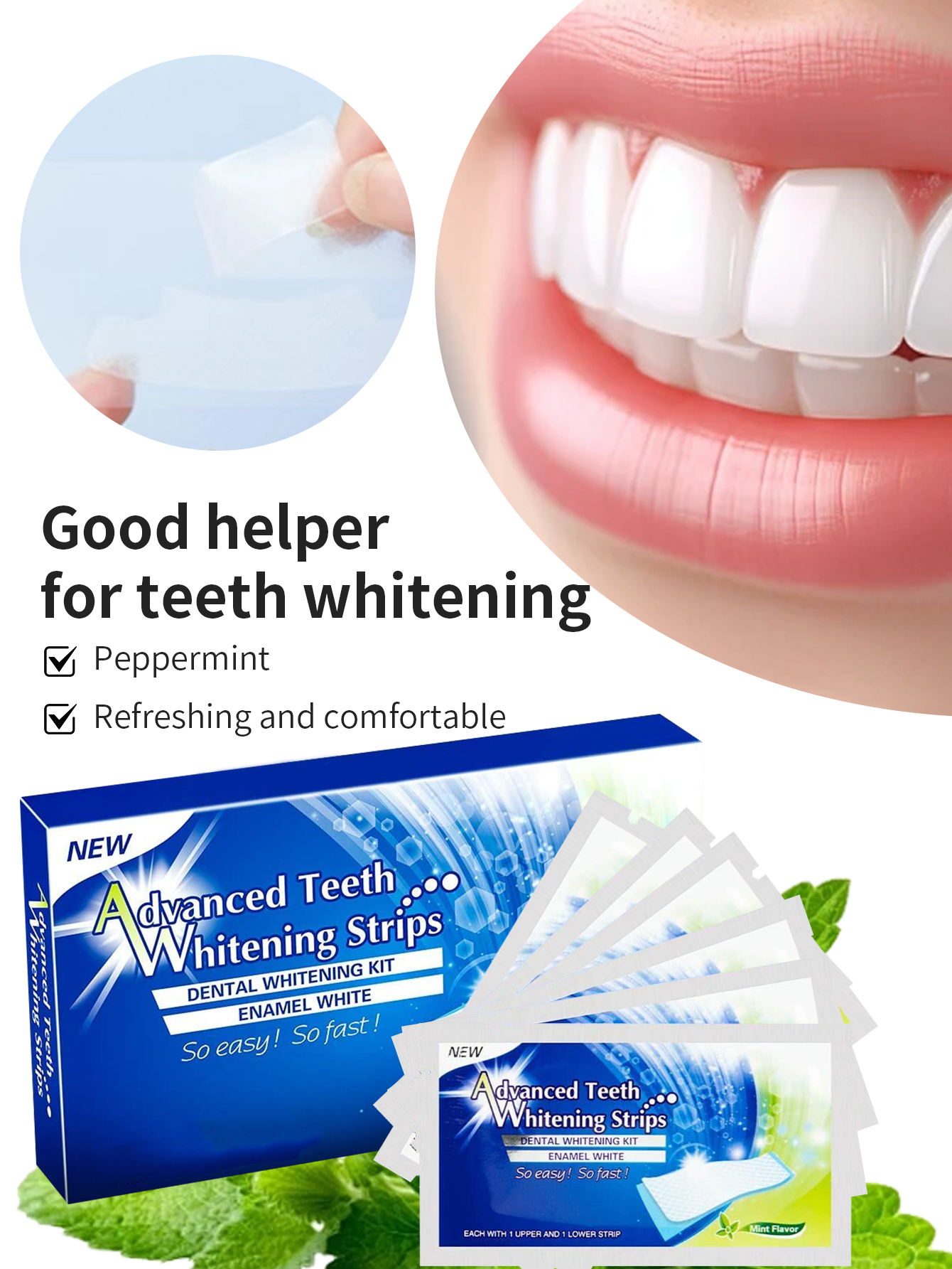 Advanced Teeth Whitening Strip - Teeth Whitening Fast avaliação e preço