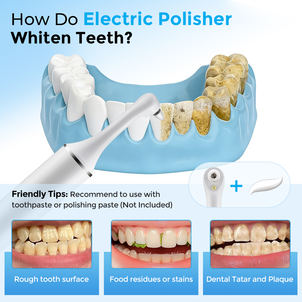 Electric Tooth Polisher Teeth  - Teeth Whitening Brush avaliação e preço