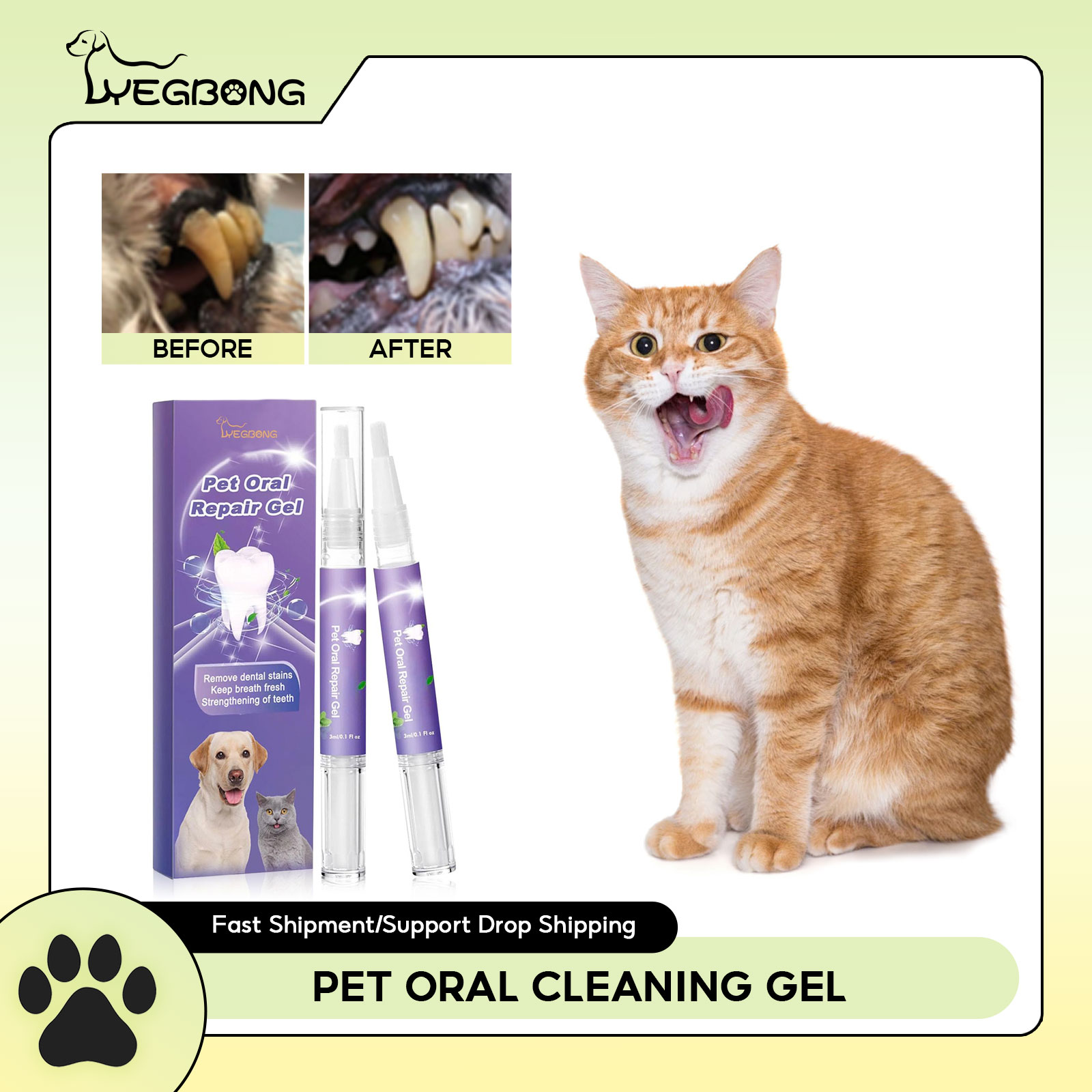 Pet Oral Repair Gel Puppy Tart - Teeth Whitening Session avaliação e preço