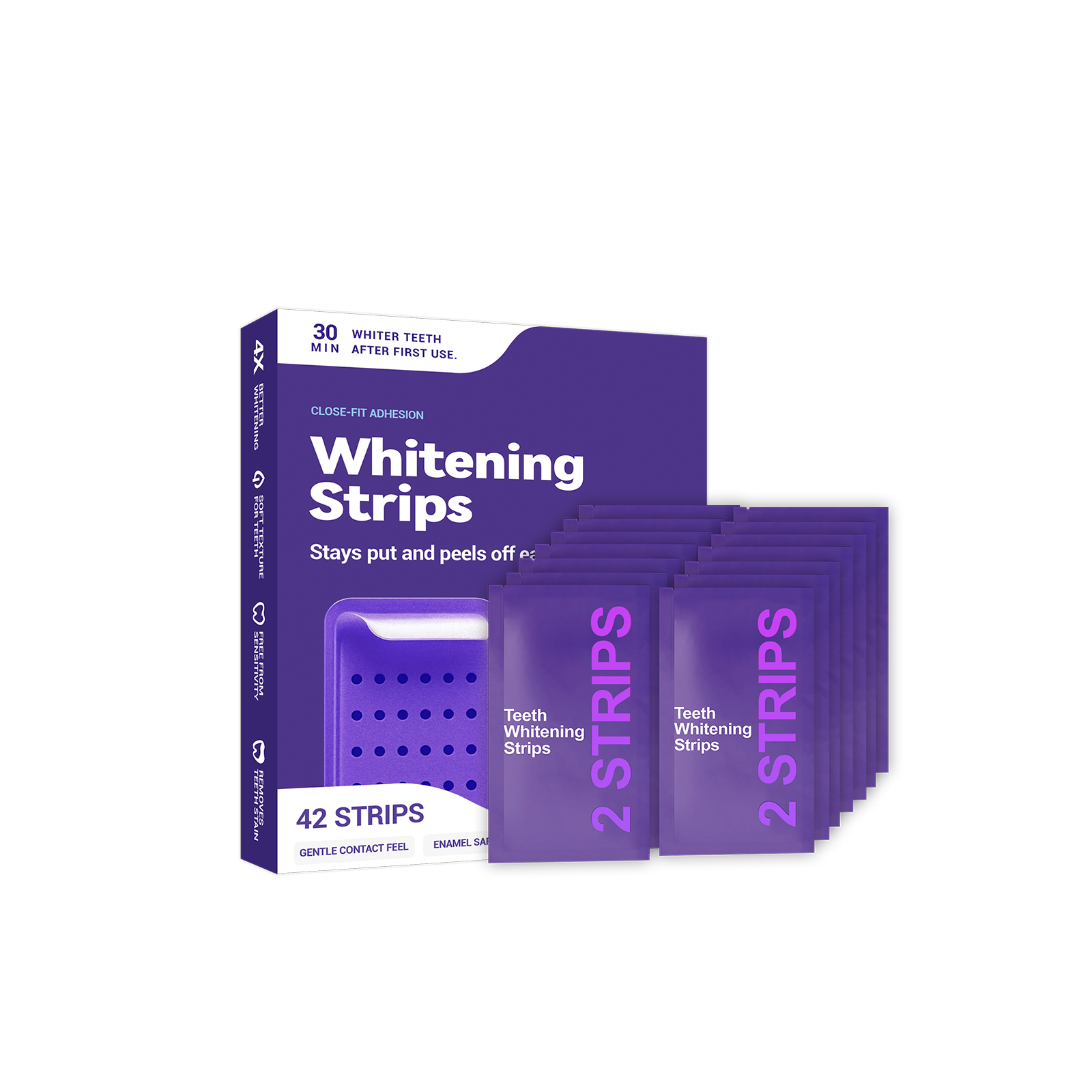 Purple Teeth Whitening Strips  - Teeth Whitening Best avaliação e preço