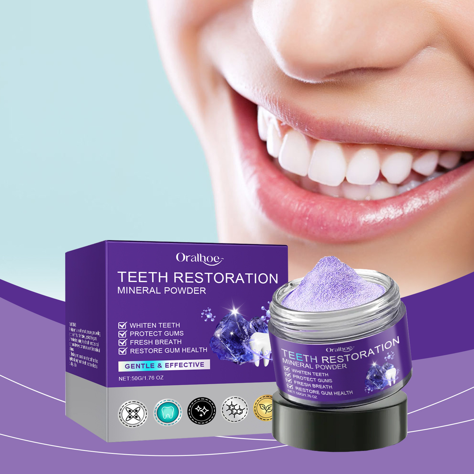 Teeth Restoration Mineral Powd - Teeth Whitening Session avaliação e preço