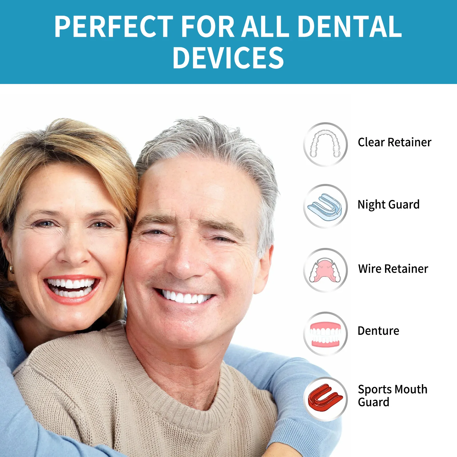 Aligner Denture Cleaner Foam D - Teeth Whitening Best avaliação e preço