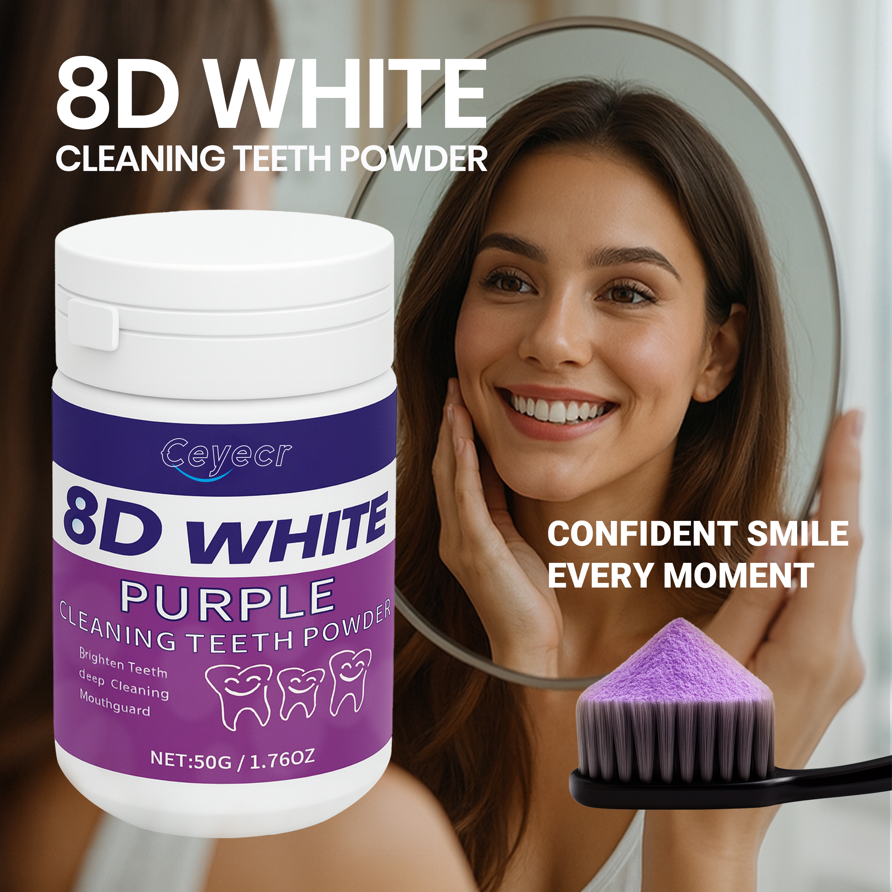 8D white Teeth Whitening Powde - Teeth Whitening Session avaliação e preço