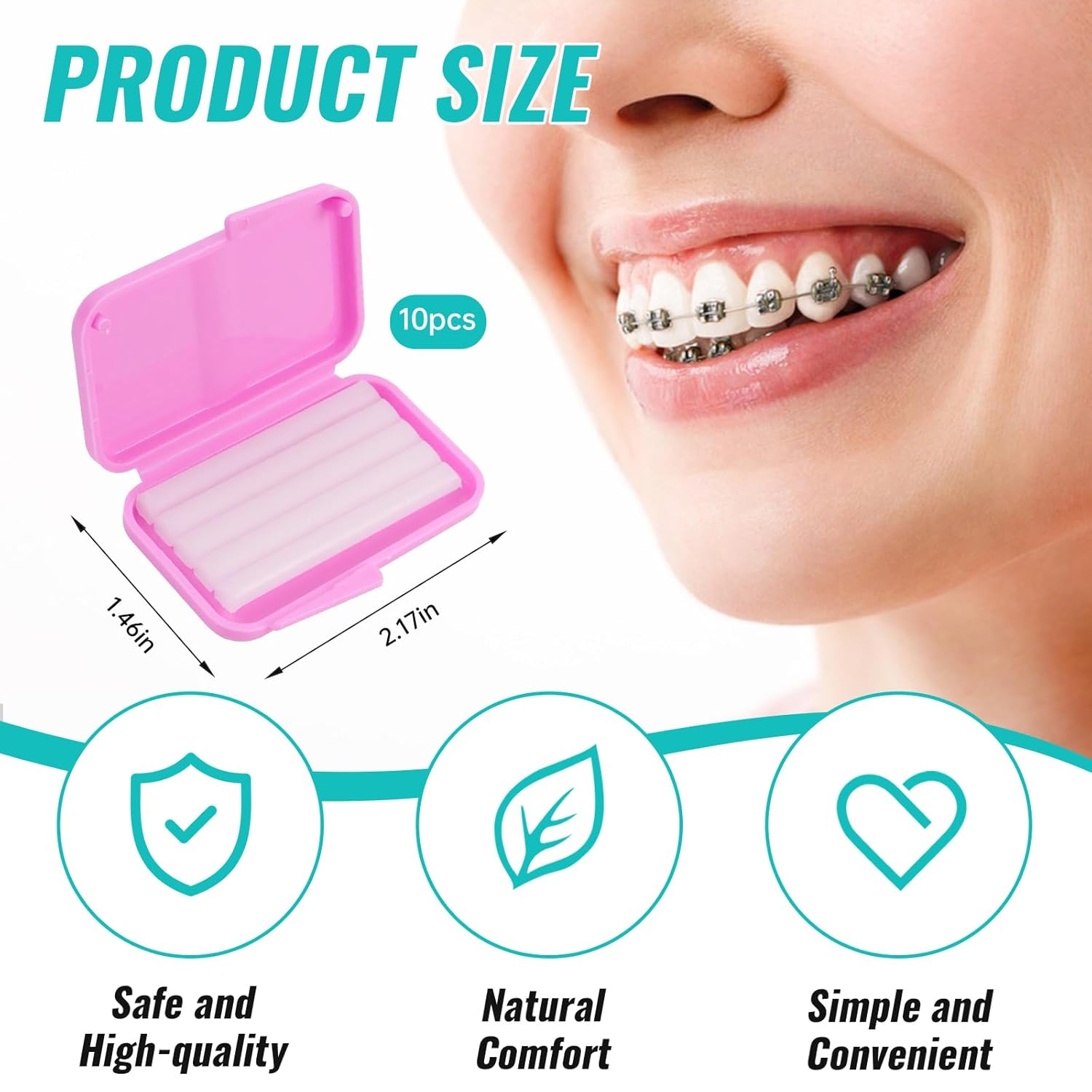 10box Dental Orthodontic Relie - Teeth Whitening For Braces avaliação e preço
