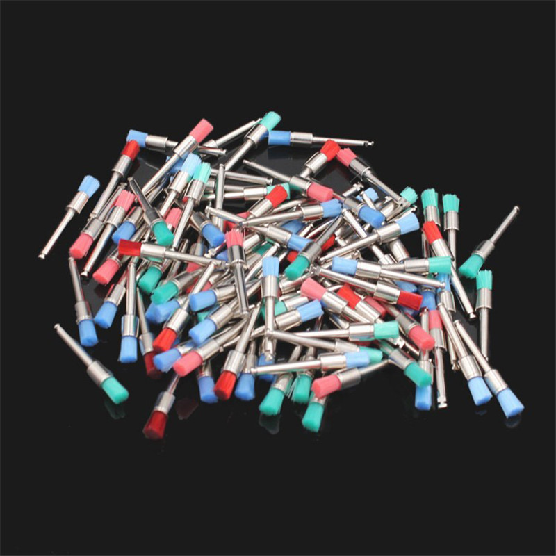 100PCS Dental Polishing Brush  - Teeth Whitening Brush avaliação e preço