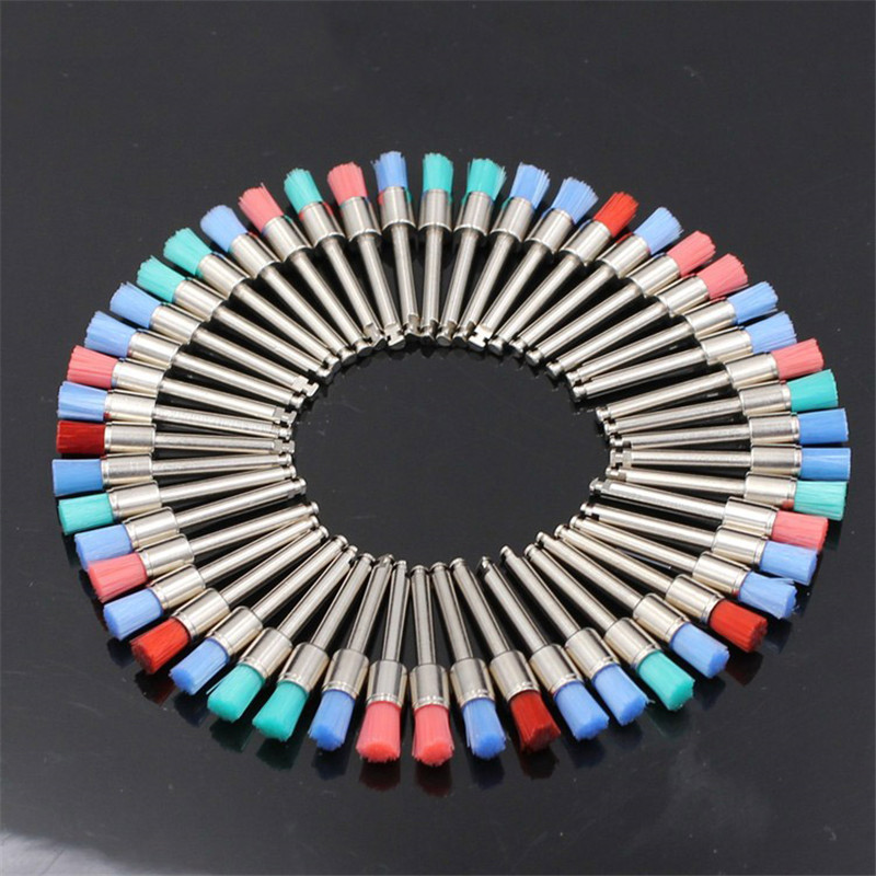 100PCS Dental Polishing Brush  - Teeth Whitening Brush avaliação e preço
