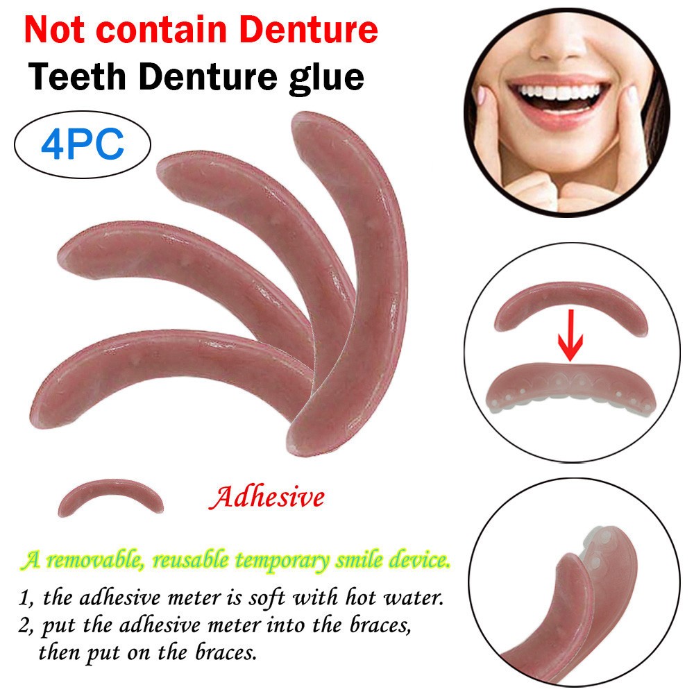 4/8 Pcs Whitening Braces Adhes - Teeth Whitening Retainer avaliação e preço