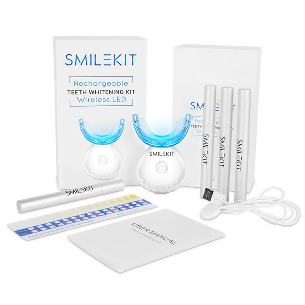 Dental Teeth Whitening Kit Min - Teeth Whitening With Blue Light avaliação e preço