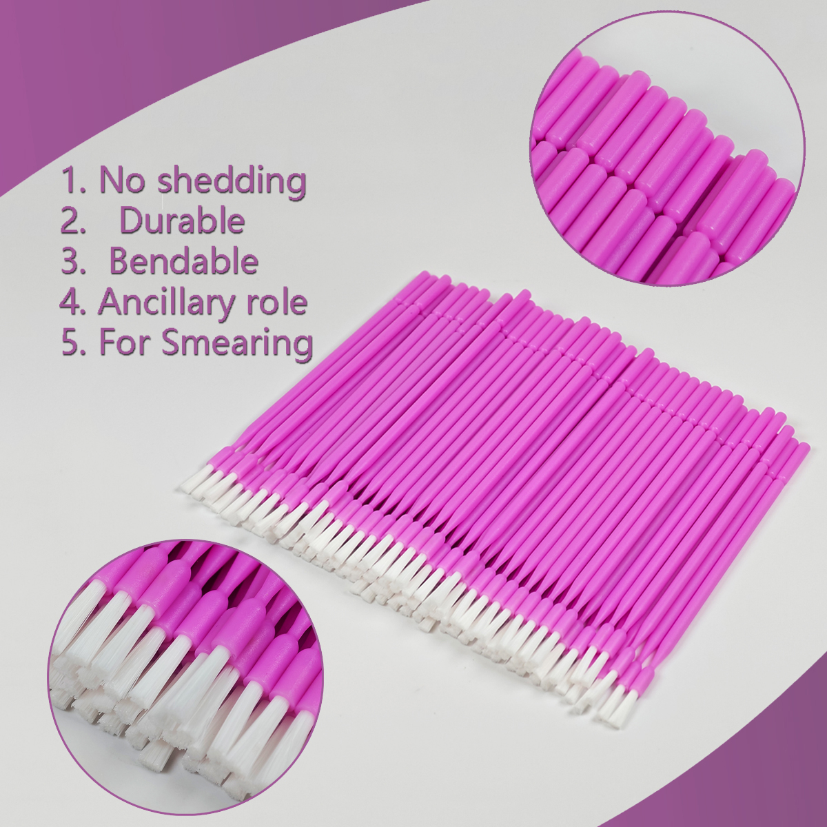 100Pcs Dental Disposable Micro - Teeth Whitening Brush avaliação e preço