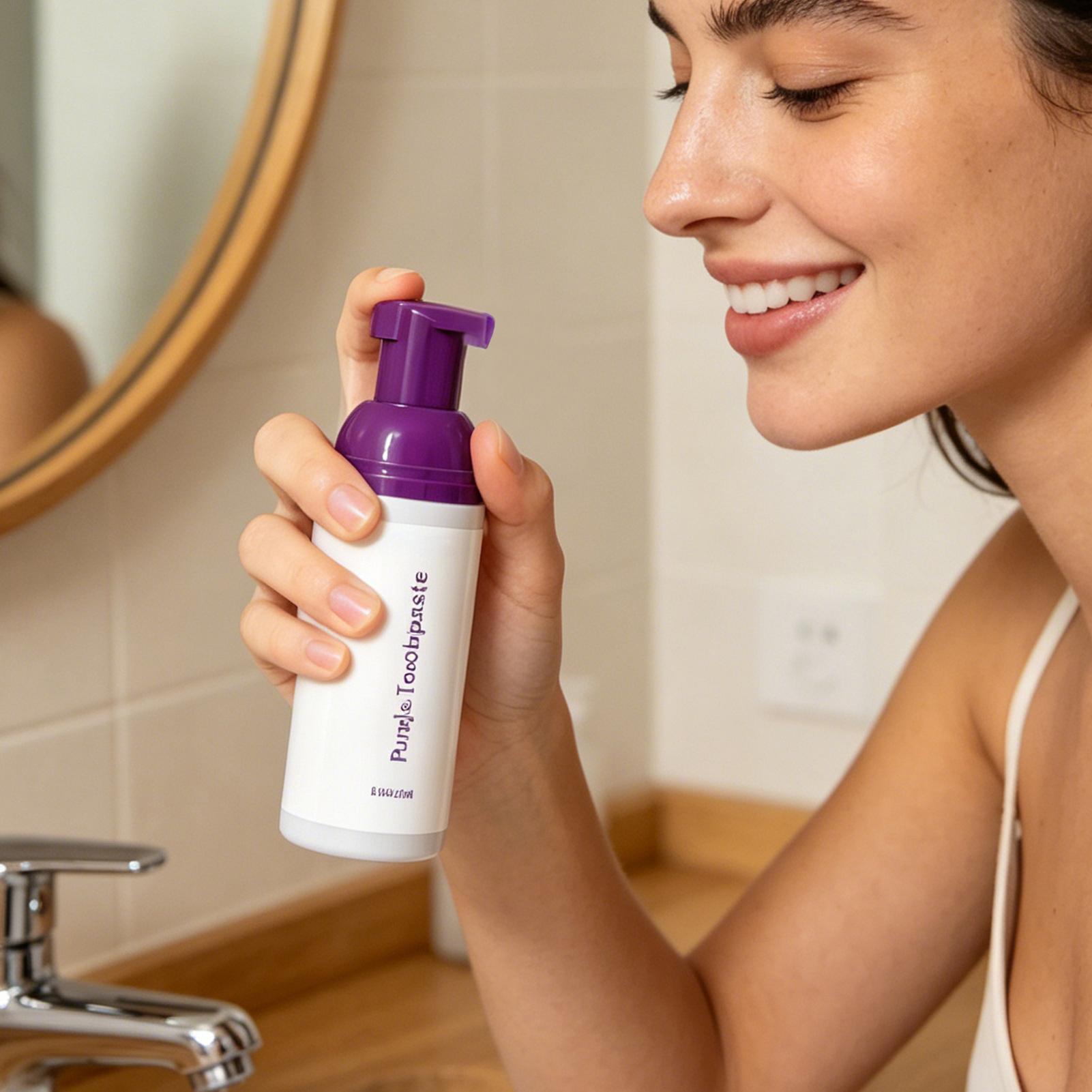 50ml Foam Toothpaste Brighteni - Teeth Whitening Before And After avaliação e preço