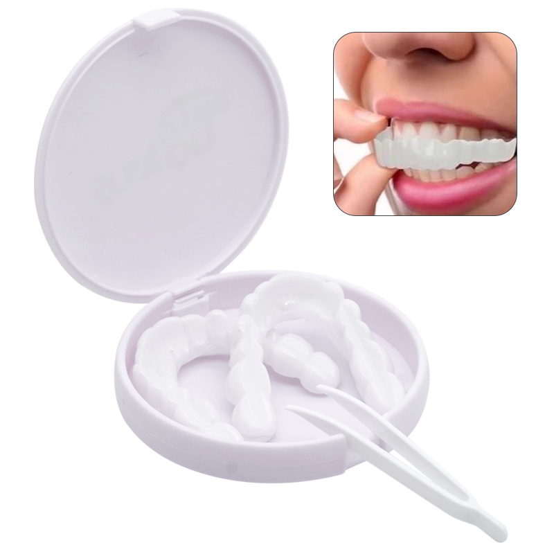 Denture Fake Teeth Kit Whiteni - Teeth Whitening For Braces avaliação e preço