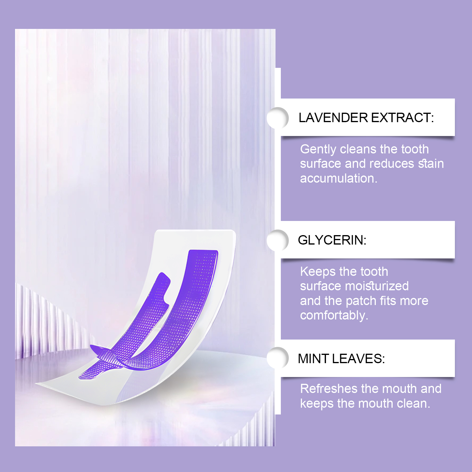 Purple Teeth Whitening Strips  - Teeth Whitening Retainer avaliação e preço