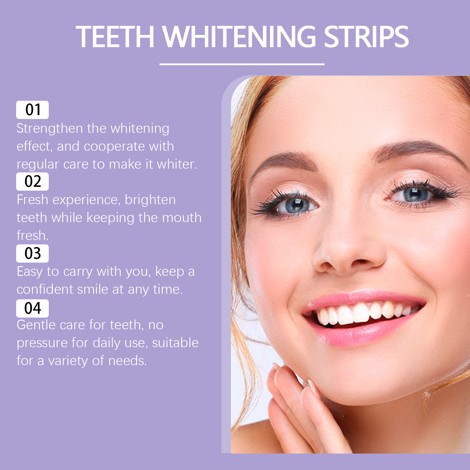 Purple Teeth Whitening Strips  - Teeth Whitening Retainer avaliação e preço