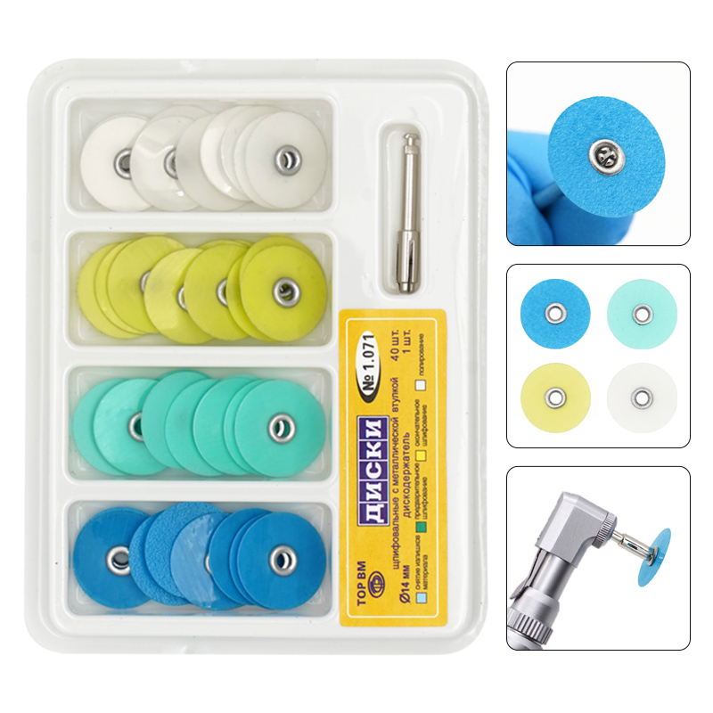 40Pcs/Box Dental Polishing Dis - Teeth Whitening Express avaliação e preço