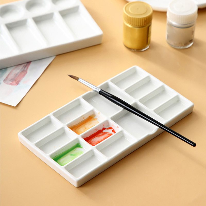 Ceramic Nail Art Palette White - Teeth Whitening Gel For Trays avaliação e preço