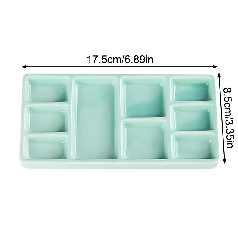 Ceramic Nail Art Palette White - Teeth Whitening Gel For Trays avaliação e preço