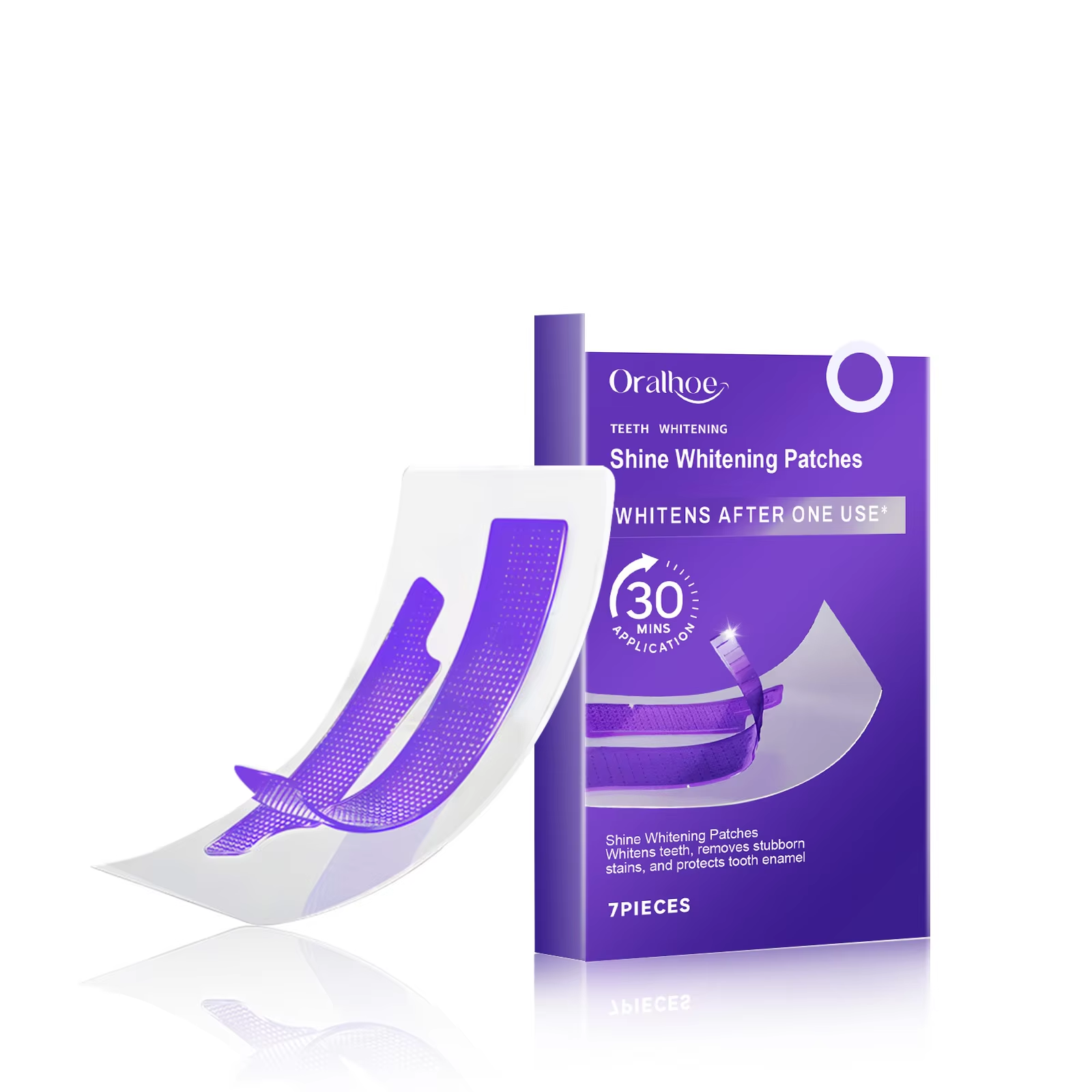 Purple Teeth Whitening Strips  - Teeth Whitening Retainer avaliação e preço