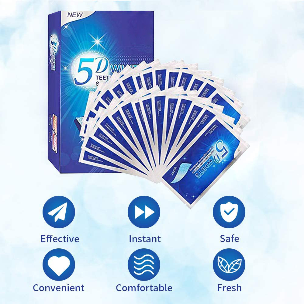 5D White Teeth Whitening Strip - Teeth Whitening Retainer avaliação e preço