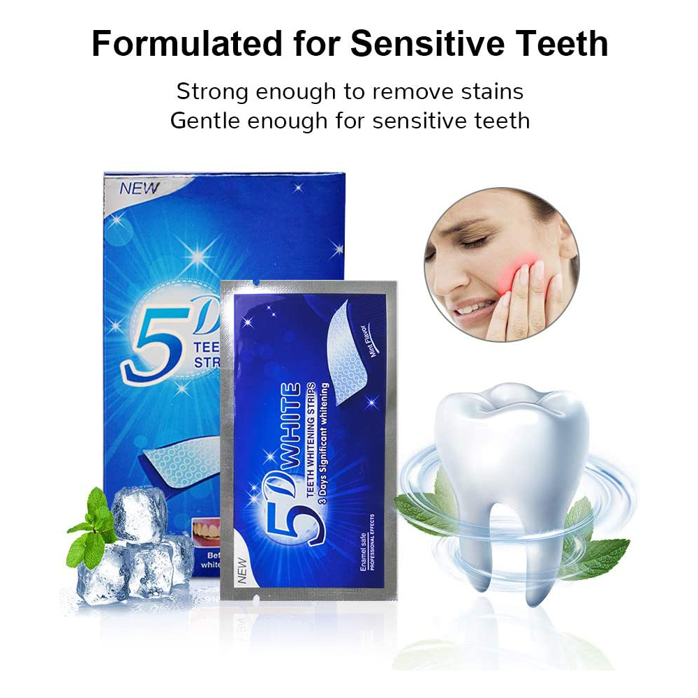 5D White Teeth Whitening Strip - Teeth Whitening Retainer avaliação e preço